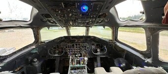 Epic DC-9 Airplane House: Sauna, Wing Deck & Cockpit