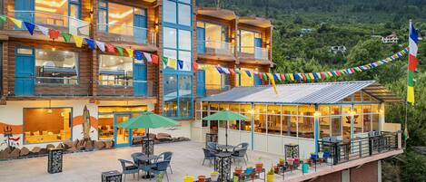 Front of property - evening/night