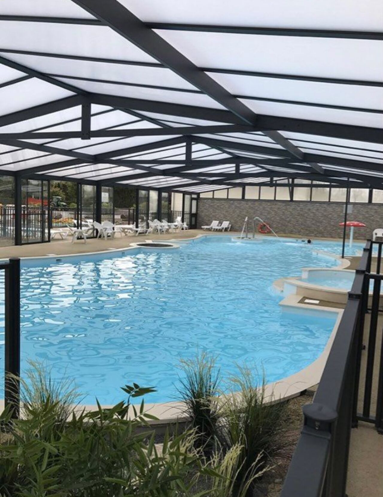 Indoor pool, outdoor pool