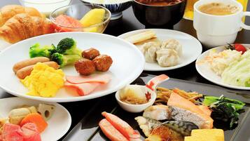 Desayuno buffet (JPY 2200 por persona)