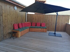 Terrace/patio - Apartment on the Bois Chenu golf course, 2 bedrooms, garden terrace 35 m2  (Barcelonnette)