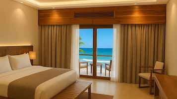 Junior-Suite, 1 King-Bett, Meerblick | Minibar, Zimmersafe, Bügeleisen/Bügelbrett, Bettwäsche