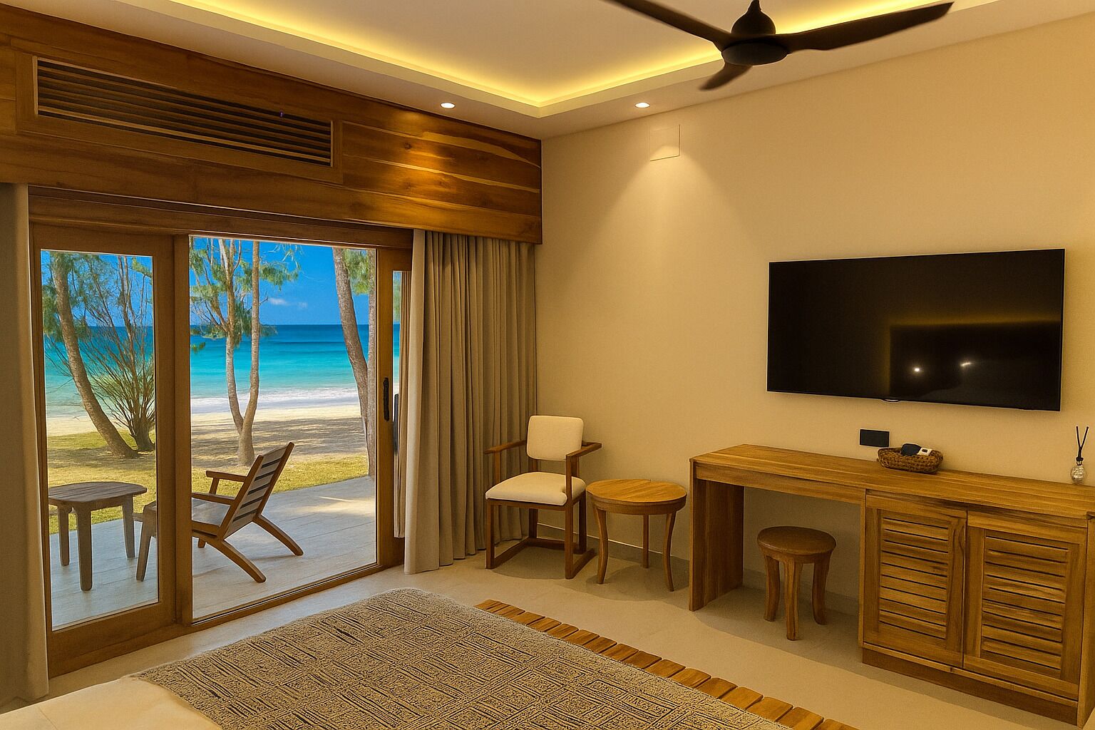 Deluxe Room, 1 King Bed, Ocean View