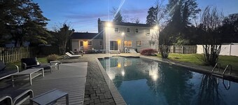 POOL, 5-bedroom in jersey Shore, Grill , AC, WiFi, Parking, TV, Gaming, Full Kit