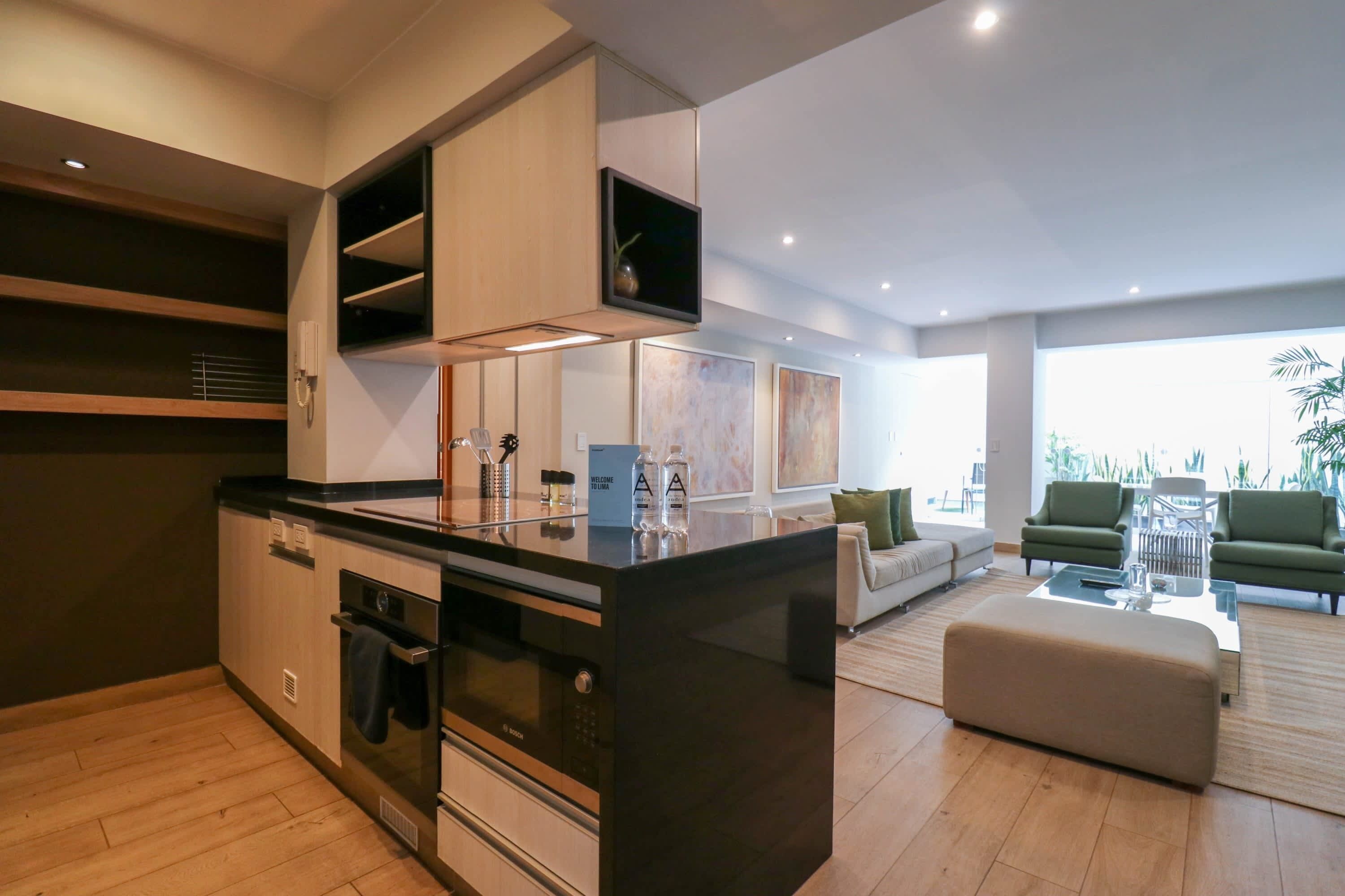 Stovetop, coffee/tea maker, toaster, cookware/dishes/utensils