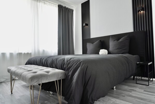 1 Schlafzimmer, Schreibtisch, Bügeleisen/Bügelbrett, WLAN