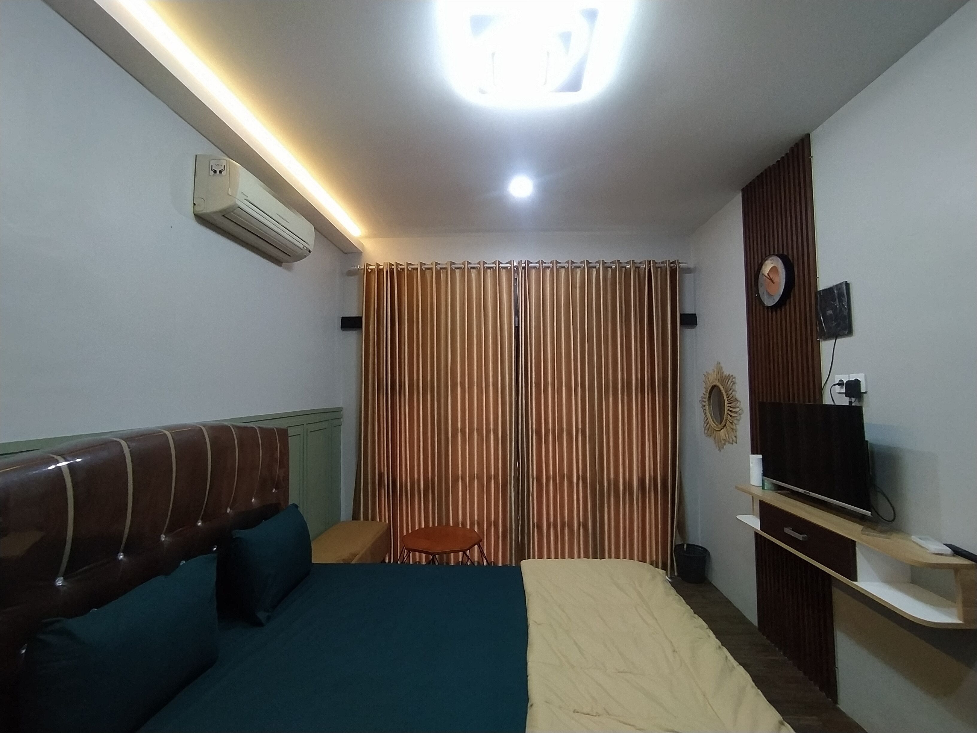 別墅 | 1 間睡房、書桌、遮光窗簾/窗簾、床單