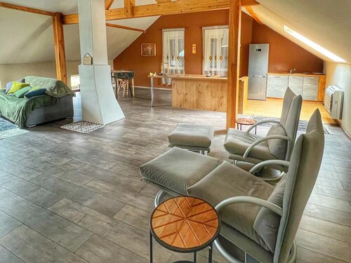 Spacious loft in the forest