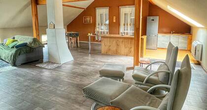 Spacious loft in the forest