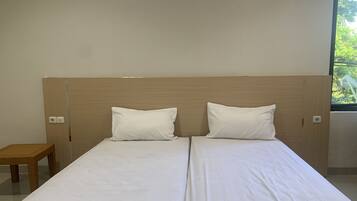 Kahden hengen standard-huone | Kannettavalle tietokoneelle sopiva työtila, ilmainen Wi-Fi