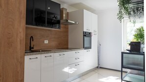 Coffee/tea maker, fridge, oven, dishwasher - Casa San Marco with private heated pool in Porec, Istria (Porec)