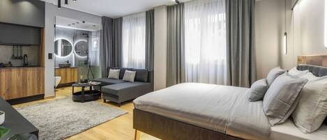 1 chambre, fer et planche Ă repasser, Wi-Fi, literie fournie