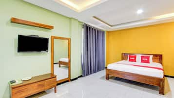 Chambre Double Deluxe | 1 chambre, espace de travail pour ordinateur portable, Wi-Fi gratuit