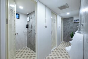 Shared Dormitory, Men only | Bathroom | Free toiletries, towels, soap, shampoo