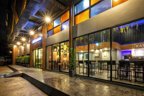 Facciata della struttura