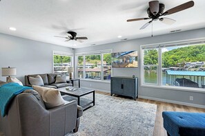 House, Multiple Beds, Kitchen (The Lake Shack) | Living area | 43-inch TV with digital channels