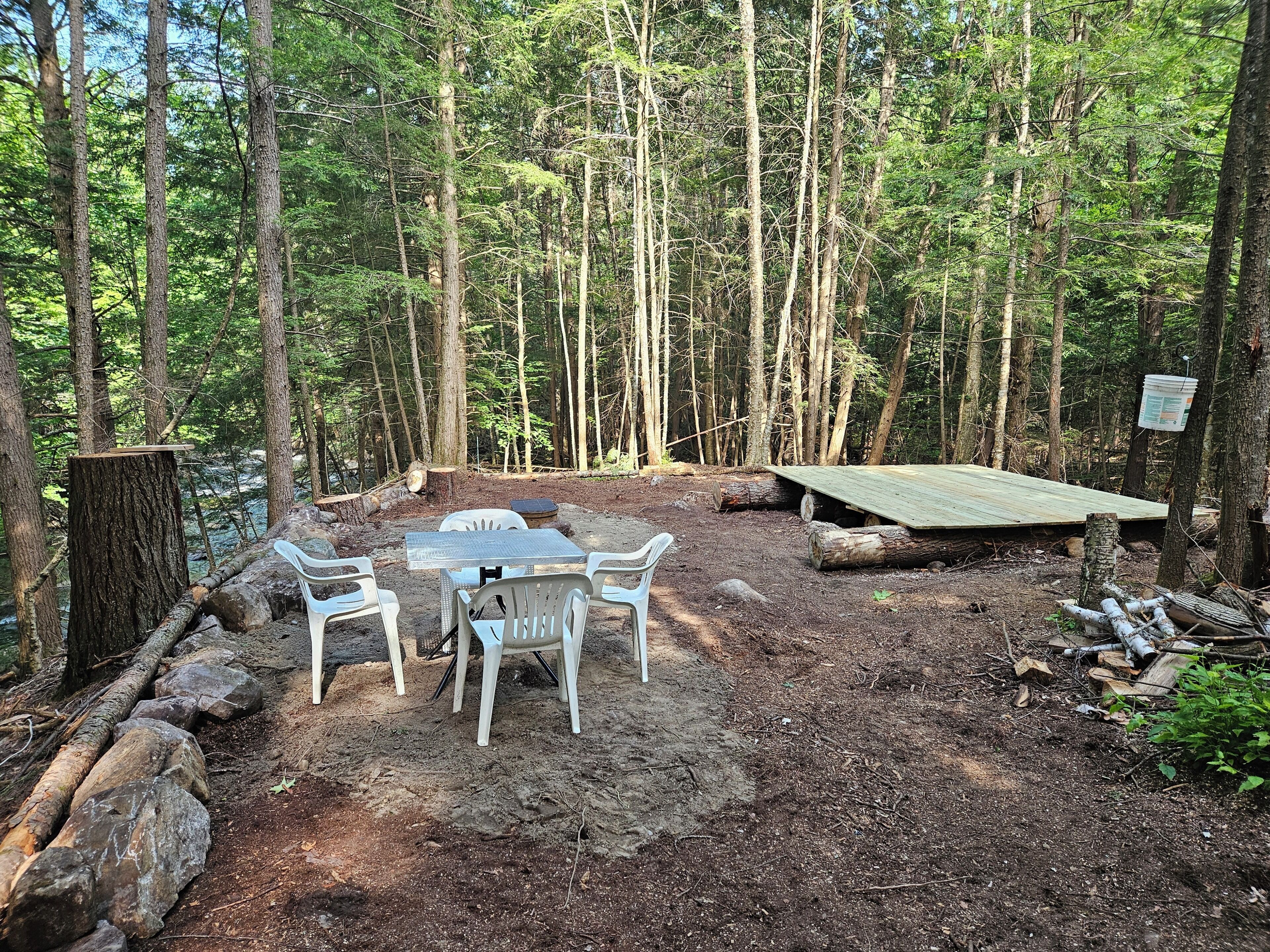  BEAUTIFUL SECLUDED RUSTIC camp site. Waterfall, creek, swimming hole & trails. 