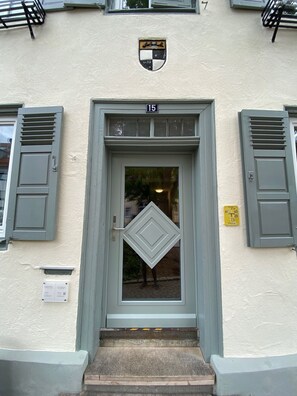 Voorkant van accommodatie