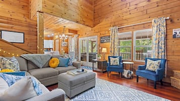 TV, fireplace, offices