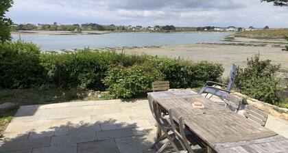 Maison Face à la mer avec plage privée