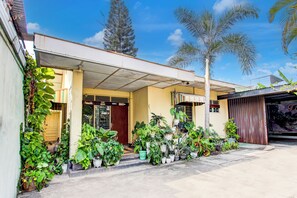 Voorkant van accommodatie