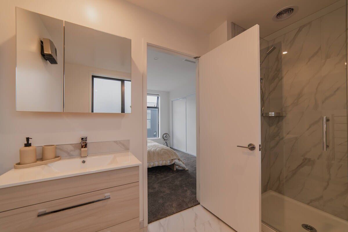 Shower, hair dryer