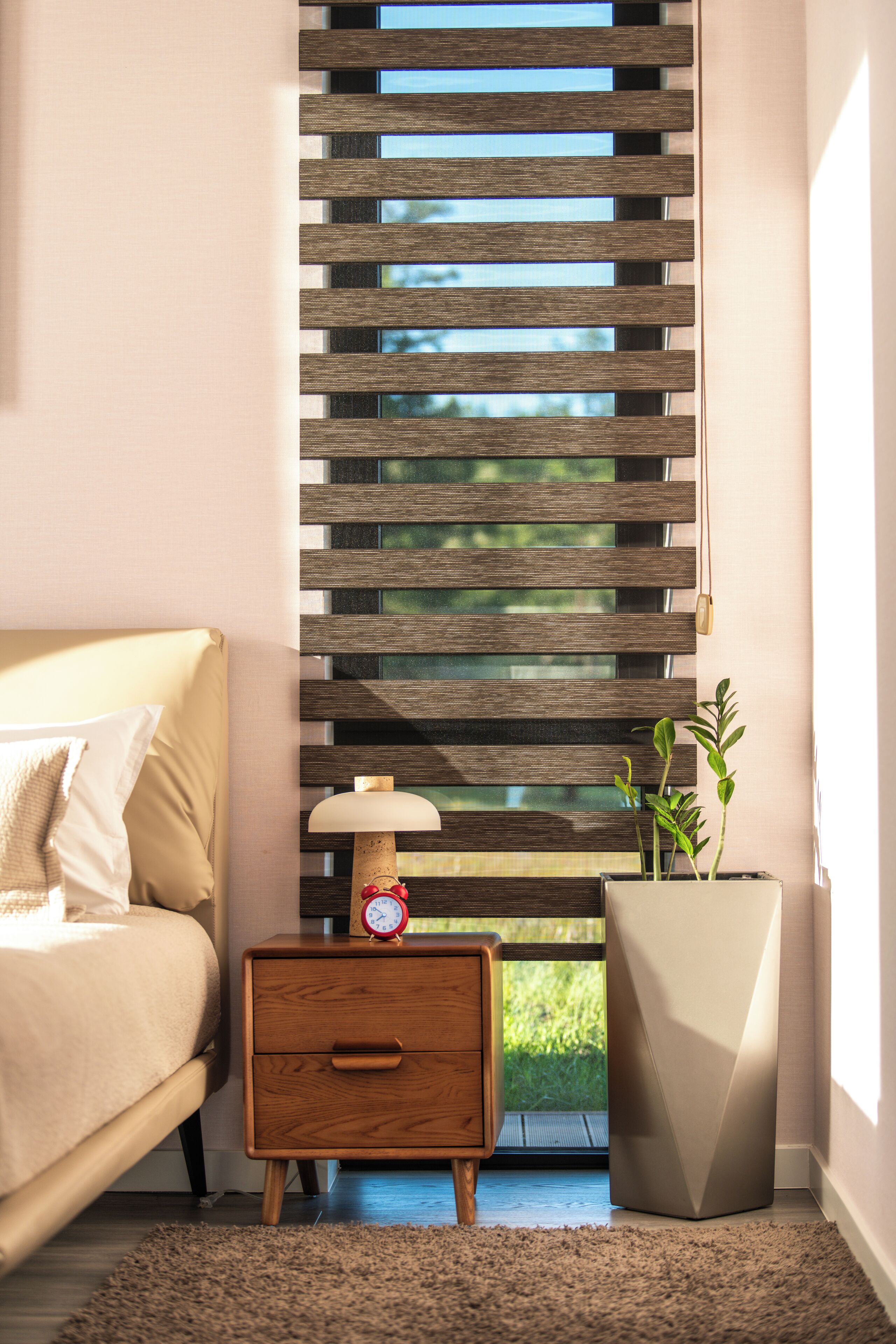 In-room safe, blackout curtains
