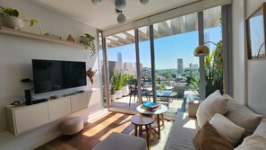 Living area - Modern apartment in Las Cañitas / Palermo (Buenos Aires)