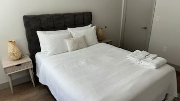 2 bedrooms, desk, iron/ironing board, travel cot