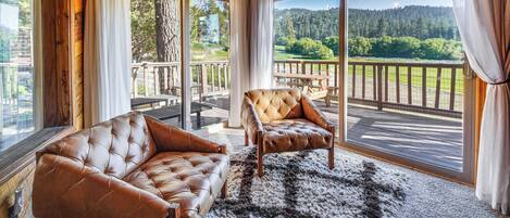 House (4 Bedrooms) | Living area | TV, fireplace, books