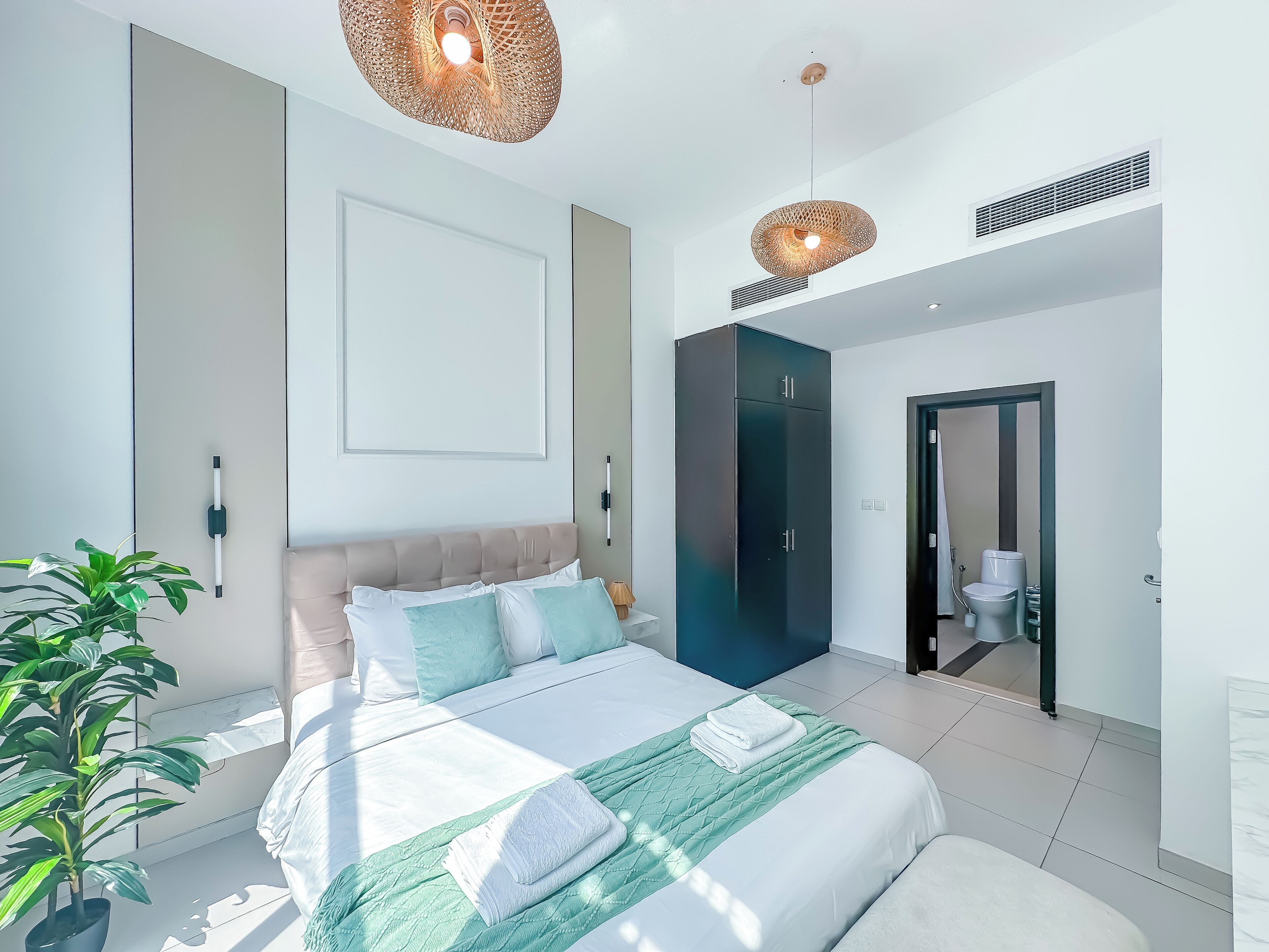 1 slaapkamer, een minibar, individueel gedecoreerd