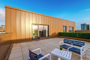 Penthouse, 2 Schlafzimmer, Balkon, Flussblick | Balkon