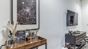 Condo, 1 cama King size y sofá cama, cocina, vista a la ciudad (Music Row Retreat) | Cocina privada