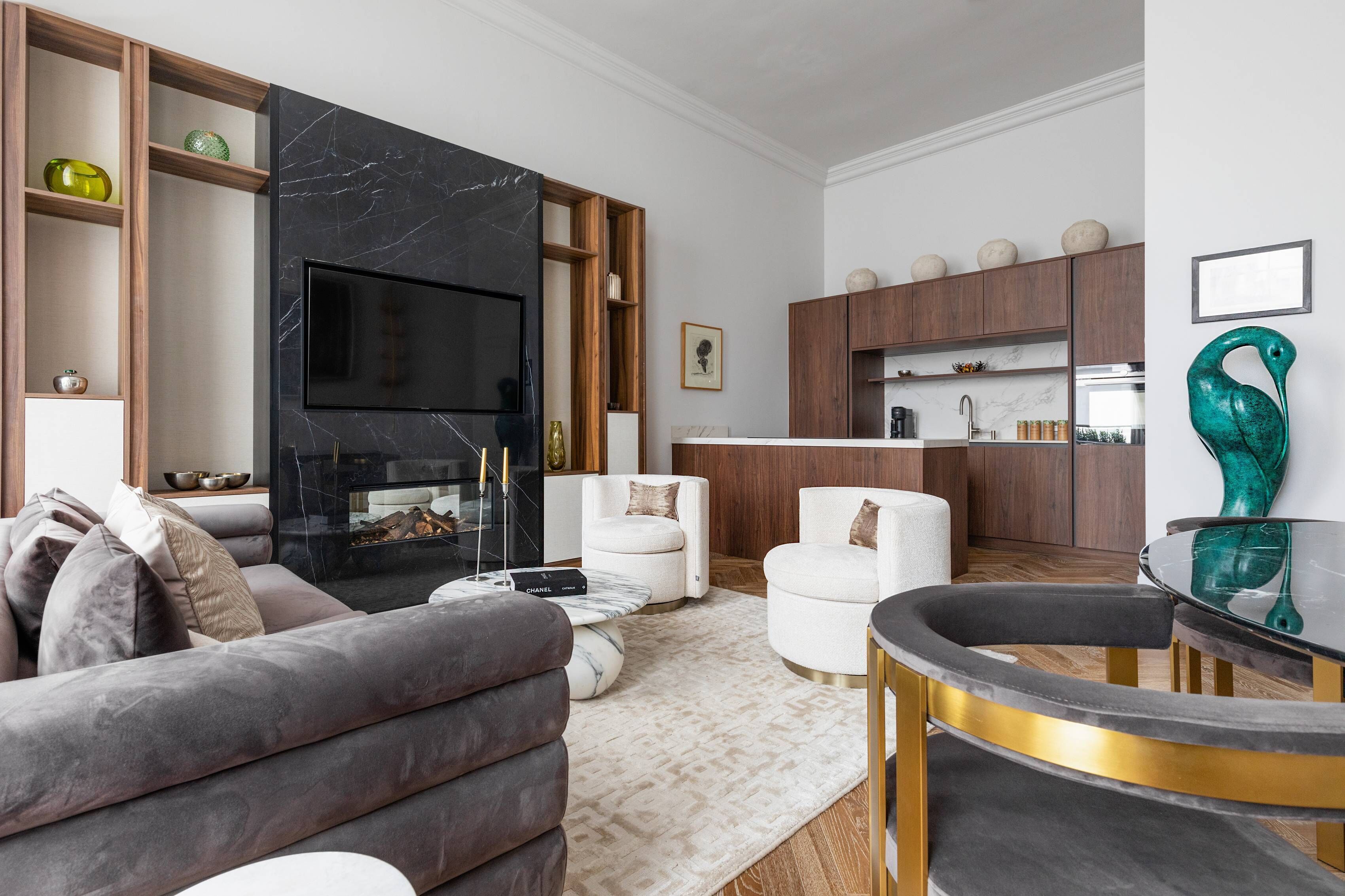 Apartment (1 Bedroom) | Living area