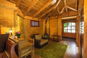 Double Room, Terrace, Garden View | Living area