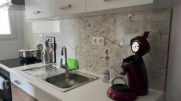 Grand-Apartment, Terrasse | Eigene Küche