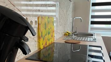 Apartamento estándar, patio | Cocina privada