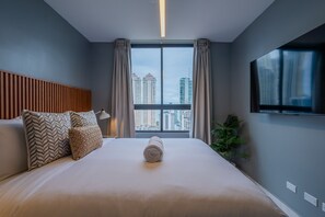 1 bedroom, Internet - w Majestic 1BR w Beautiful View in Calle 50 (Panama City)