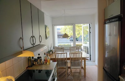 Spacious apartment with a balcony, 15 minutes from Copenhagen city center.