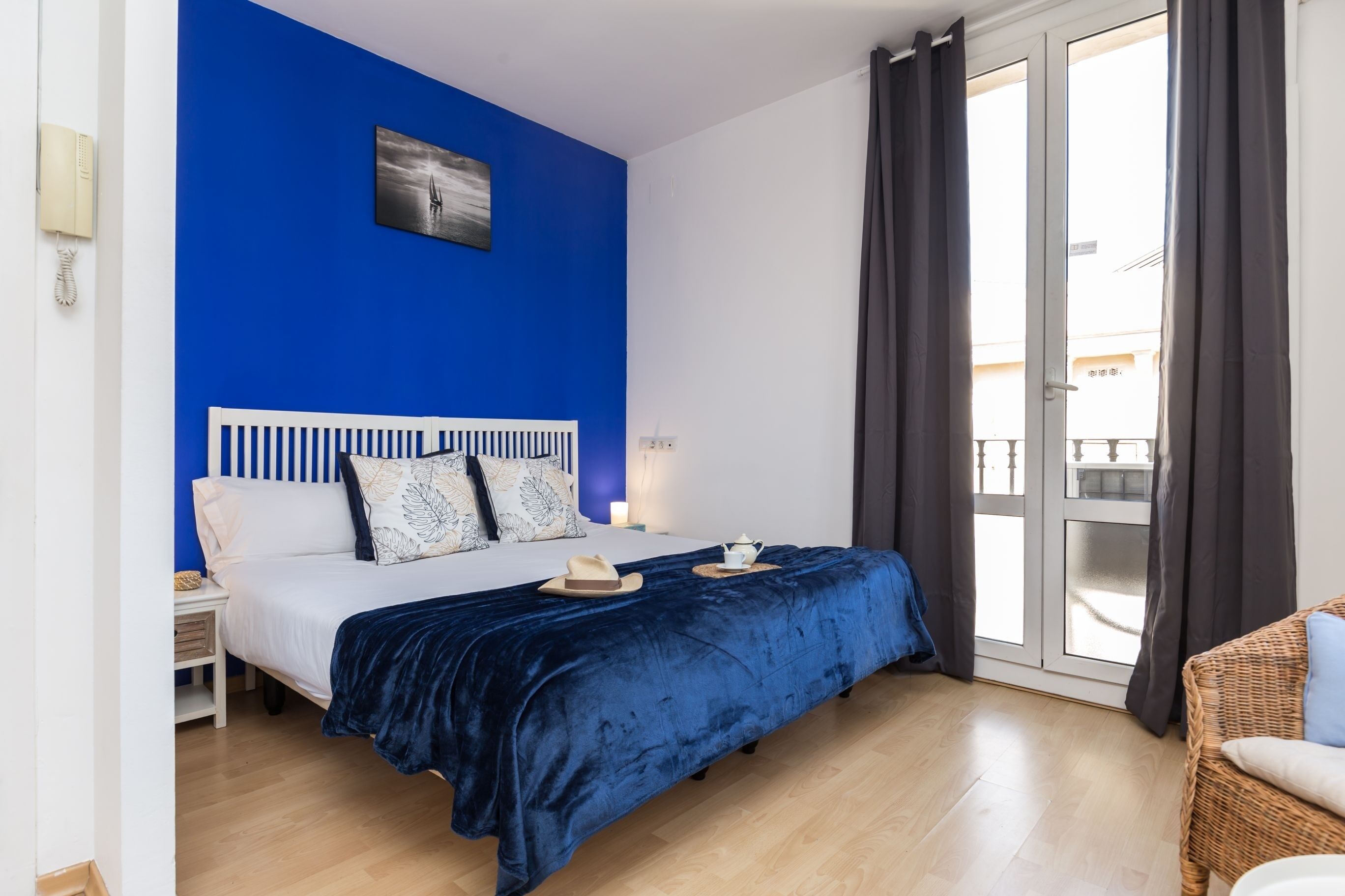 1 sovrum, strykjärn/strykbräda, gratis wi-fi och sängkläder