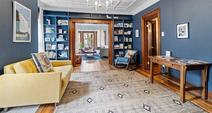 Spacious & Family- Friendly 3-bedroom on Peaceful Historic Tree-Lined Street