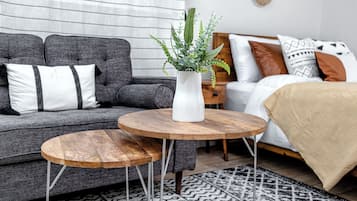 1 bedroom, iron/ironing board, travel crib, free WiFi