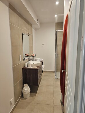 Dusche, Handtücher