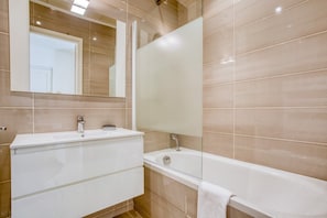Free toiletries, hair dryer, towels
