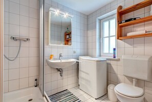 Douche, papier toilette