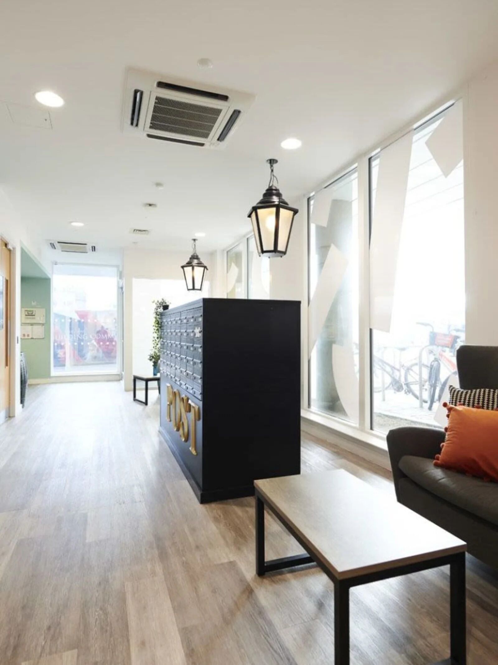 Lobby sitting area
