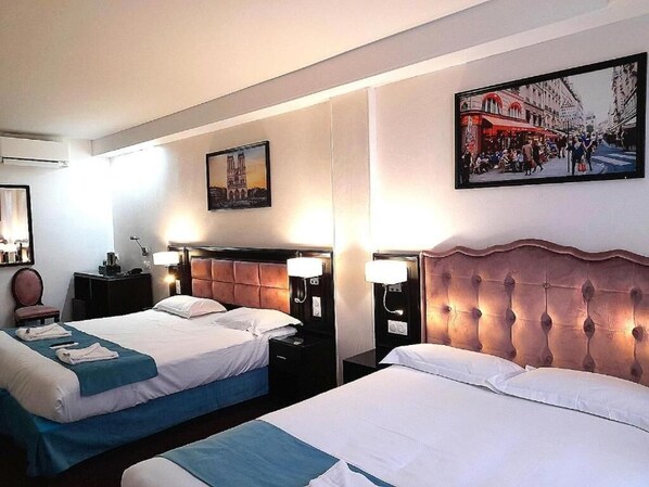 Suite | In-room safe, soundproofing, iron/ironing board, free WiFi - Hotel Grand Paris (Villejuif)