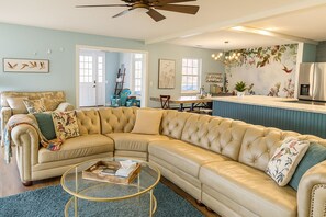 Smart-TV, Kamin, Tischfußball, Tischtennisplatte