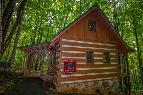 Exterior - Blue Heaven-Quaint, cozy, authentic log cabin (Cosby)