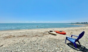 On the beach - Charming 3 Bedroom Beach Front Cottage (Milford)